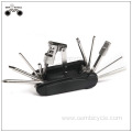 Black bike multi tool hand repair kits